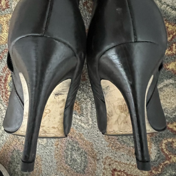 G-VGUC Cole Haan Black Boots with Stiletto Heel - Picture 12 of 16